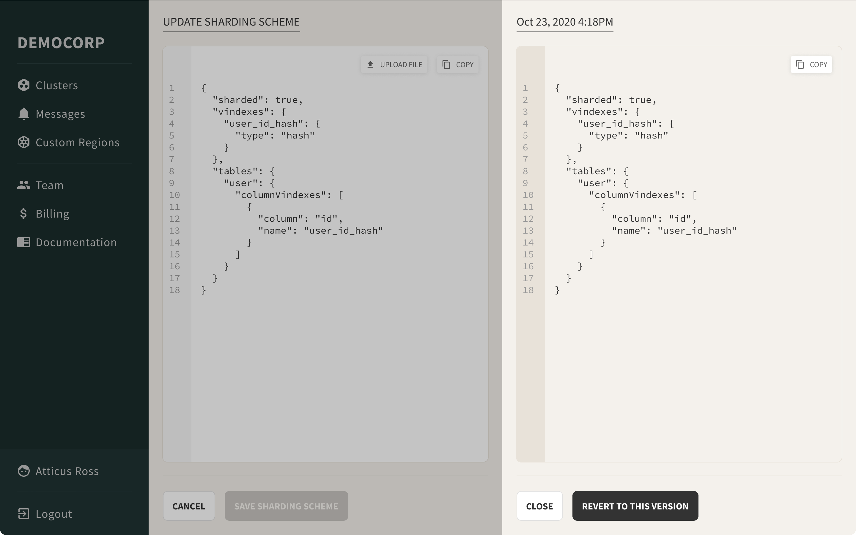 With version history